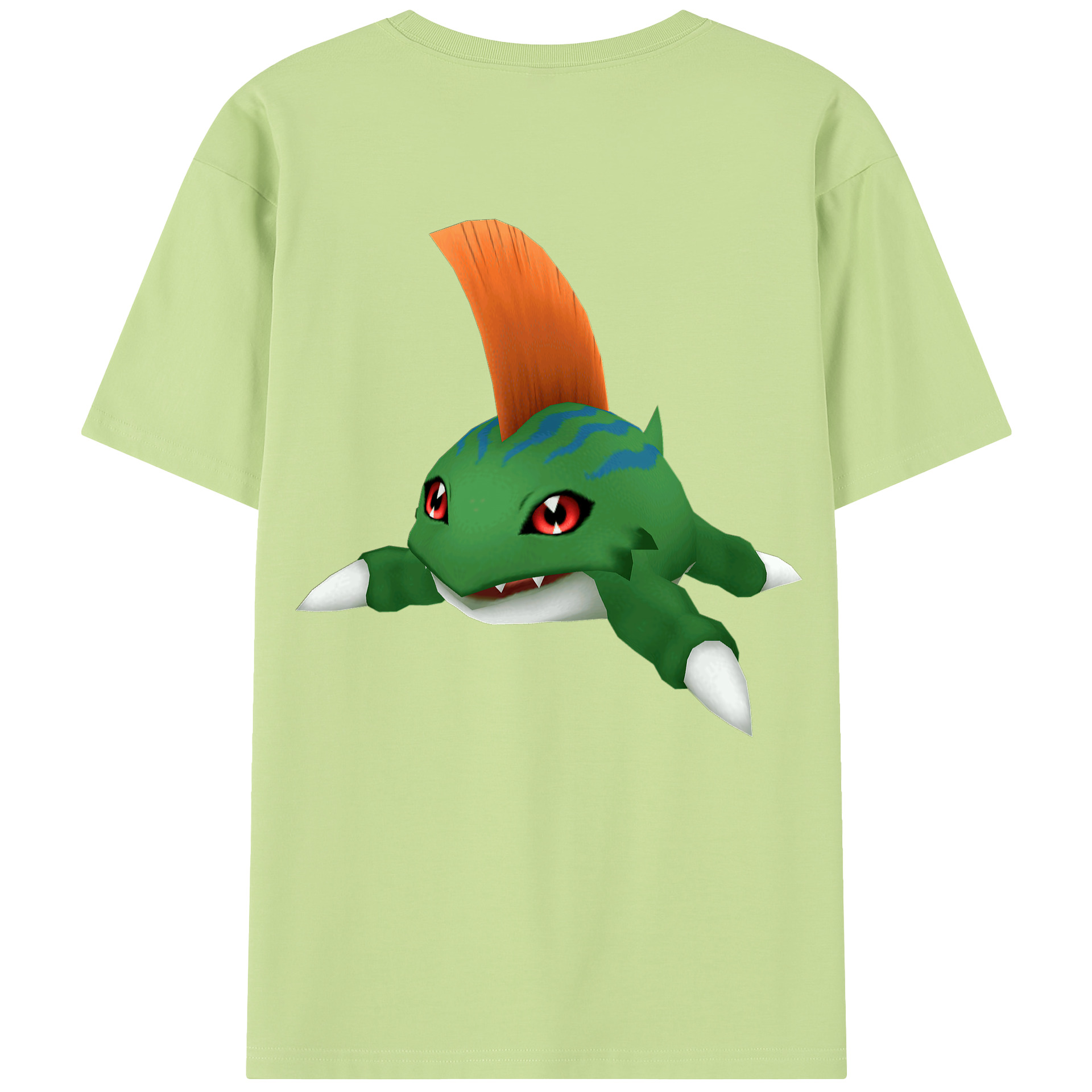 （画像用） Digimon デジタルモンスター/デジモン 綿100％半袖Tシャツ（背面プリント）